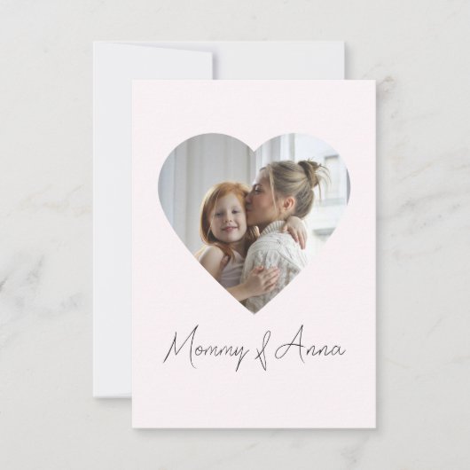 Mama Aangepaste Foto & Naam Gepersonaliseerde Kaar (Voorkant)