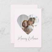Mama Aangepaste Foto & Naam Gepersonaliseerde Kaar (Voorkant / Achterkant)