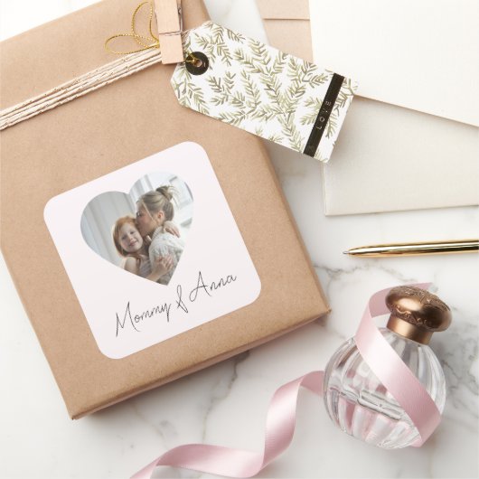 Mama aangepaste naam & foto | Persoonlijke sticker (Geschenken)