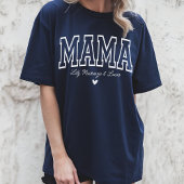 Mama | Aangepaste Varsity Moederdag | Nieuwe Moede T-shirt