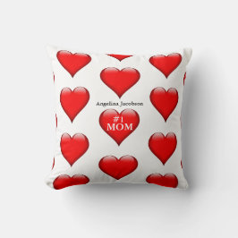 Mama aangewezen # 1 Personaliseer met naam Kussen