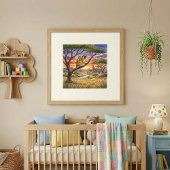 Mama Aap en Baby Nursery Poster