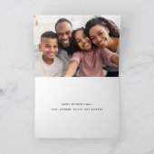 Mama | Afbeeldingsscript en -hart met foto Kaart (Binnen)