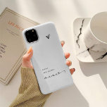 Mama | Afbeeldingsscript en -hart met Kinder namen Case-Mate iPhone 14 Hoesje<br><div class="desc">Deze stijlvolle zwarte en witte telefoonbehuizing is uitgerust met een moderne scripttypografie die "mama" zegt,  met een gekrabbeld hart. De eenvoudige elegante tekst toont de namen van uw kinderen. Het perfecte Moederdag cadeau voor je favoriete moeder.</div>
