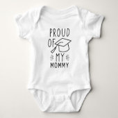 Mama Afstuderen - Trots op mijn moeder Romper (Voorkant)