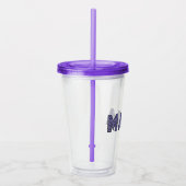 MAMA Animal Print Acryl Drinkbeker (Rechts)