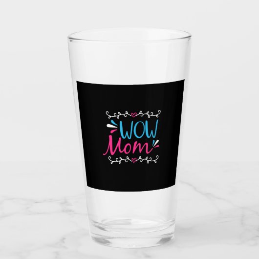 Mama Art Wow Glas (Voorkant)