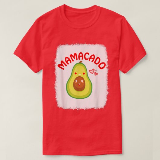 Mama Avocado Mam Bleaching Funny Avocado Mamacado T-shirt (Design voorkant)