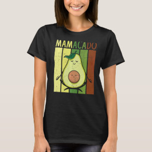 Mama Avocado mama Funny Avocado Mamacado Yoga Vint T-shirt
