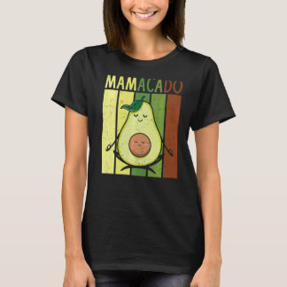 Mama Avocado mama Funny Avocado Mamacado Yoga Vint T-shirt