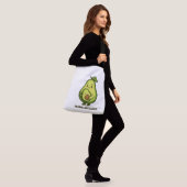 Mama Avocado met Baby – Schattige Cartoon Design Crossbody Tas (Op model)