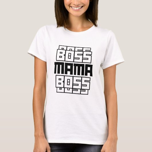 Mama-baas T-shirt (Voorkant)