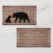 Mama + Baby Beer Boekaanvraag Informatiekaartje (Voorkant / Achterkant)