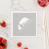 Mama Baby Beer grijs Baby shower Servet (Insitu)