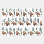 Mama Baby Bison Inpakpapier Vel (Voorkant 2)