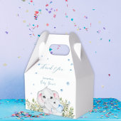 Mama Baby Elephant Greenery Baby shower Bedankdoosjes