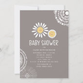 Mama Baby glimlachte het Baby shower Amethyst in Kaart (Voorkant)