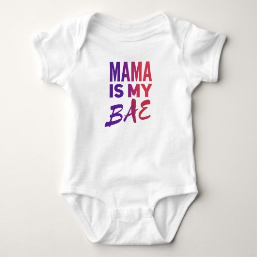 MAMA Baby Jersey Bodysuit (Voorkant)