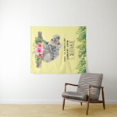 Mama & Baby Koala Beertjes Mooie Waterverf Baby Sh Wandkleed (In Situ (horizontaal))