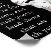 Mama & Baby Lam Bijbel Citaat Poster (Hoek)