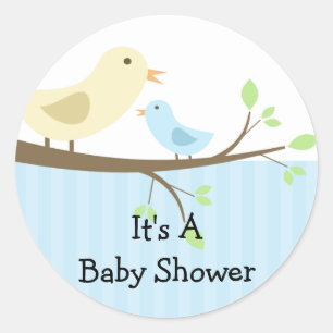 Mama & Baby Vogel Baby shower Sticker
