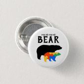 Mama Babybeer Autisme Bewustzijn Ronde Button 3,2 Cm (Voorkant /achterkant)