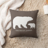 Mama Babybeer Bruin Kussen (Deken)