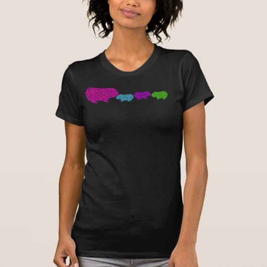 Mama & baby's - Neon T-shirt (Voorkant)