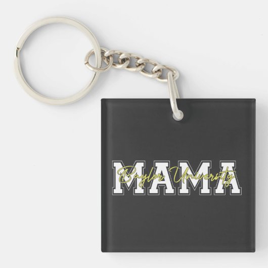 Mama Baylor Universiteit Sleutelhanger (voorkant)