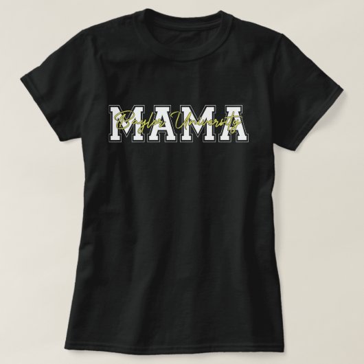 Mama Baylor University T-shirt (Design voorkant)