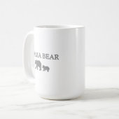 "Mama Bear" Bear and Cub Coffee Mug Koffiemok (Voorkant links)