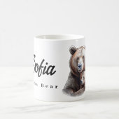 Mama Bear Custom Coffee Mug Koffiemok (Center)