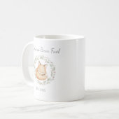 Mama Bear Fuel Watercolor Fox Mug Koffiemok (Voorkant links)