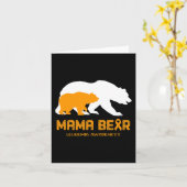 Mama Bear LEUKEMIA Awareness For Women Men Kaart (Gele Bloem)