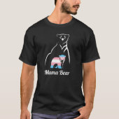Mama Bear LGBTQ Trans Child Transgender Trans T-shirt (Voorkant)