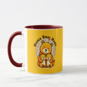 Mama Bear Mode – Cute Mother Bear Illustration Mok (Links)