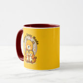 Mama Bear Mode – Cute Mother Bear Illustration Mok (Voorkant links)