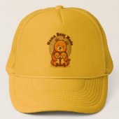 Mama Bear Mode – Cute Mother Bear Illustration Trucker Pet (Voorkant)