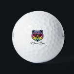 Mama Bear Multicolored Bear Logo Golfballen<br><div class="desc">Beautiful rainbow bear. Reads Mama Bear. Buy for a Mothers Day gift. Christmas present,  of Happy Birthday gift. Buy for yourself,  mom,  grandma,  sister,  friend,  aunor,  or anyone.</div>