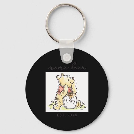Mama Bear New Mom  Sleutelhanger (Voorkant)