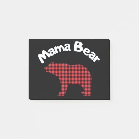Mama Bear Post-it® Notes (Voorkant)