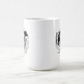 Mama Bear Protector Black & White Script Mama Bear Koffiemok (Center)