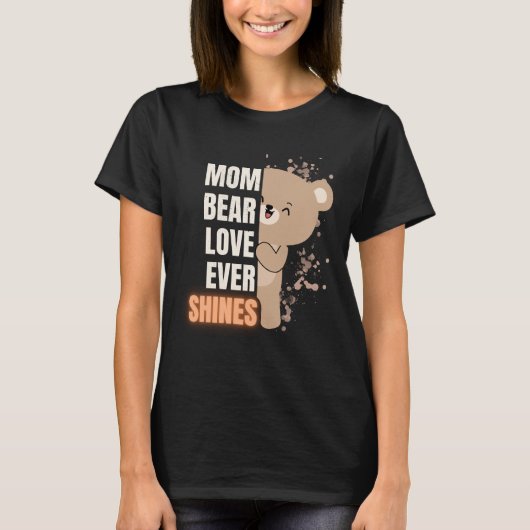Mama Bear Shirt Cute Graphic Design (Voorkant)
