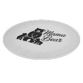 Mama Bear with Cubs Cute Family Bear Snijplank (Hoek)