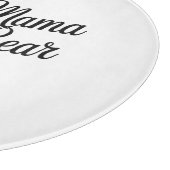 Mama Bear with Cubs Cute Family Bear Snijplank (Hoek)