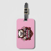 Mama Bears Bowling Team Logo Bagagelabel (Voorkant (verticaal))