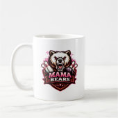 Mama Bears Dames Bowling Team Logo Koffiemok (Links)