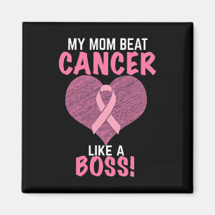 Mama Beat Borstkanker - Survivor Awareness Magneet