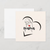 MAMA BEDANKKAART (Voorkant / Achterkant)