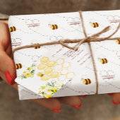 Mama Bee Baby Cadeautag Felicitaties Cadeaulabel